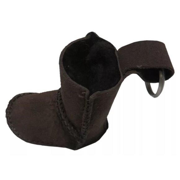 UGG Boot Keychain Charm Fob Chocolate Brown New - Picture 1 of 4